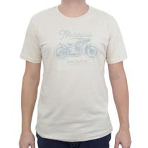 Camiseta Masculina King&Joe Slim Bege - CA21015 Camiseta Masculina King&Joe Slim Bege - CA21015