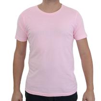 Camiseta Masculina King & Joe Slim Rosa Claro - CA215