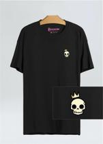Camiseta masculina King Skull 100% Algodão - HM Premium skull 001