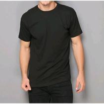 Camiseta masculina kit 2 peças manga curta gola redonda básica confortável