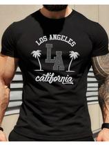 Camiseta Masculina LA California - Algodão Premium, Estilo Casual