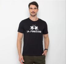 Camiseta Masculina La Martina Preta Camiseta Masculina La Martina Preta