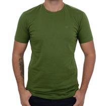 Camiseta Masculina Lado Avesso Slim Fit Verde - LH1640