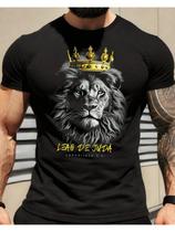 Camiseta Masculina Leão de Judá 100% Algodão Camiseta Masculina Leão de Judá 100% Algodão