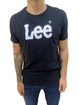 Camiseta Masculina Lee Preta Básica