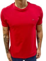 Camiseta Masculina Lee Vermelha Básica