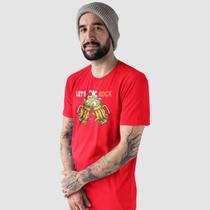 Camiseta Masculina Let's Rock Beer Chopp Boteco Hipsters Camiseta Masculina Let's Rock Beer Chopp Boteco Hipsters