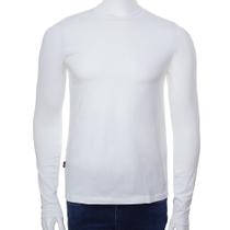 Camiseta Masculina Lezi Térmica Gola Redonda Branca - 500735