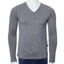 Camiseta Masculina Lezi Térmica Gola V Cinza Mescla - 500807