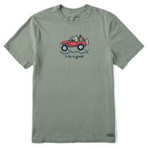 Camiseta masculina Life is Good Crusher de gola redonda Off-Road Jake Camiseta masculina Life is Good Crusher de gola redonda Off-Road Jake