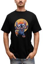 Camiseta Masculina Lilo & Stitch Terror Good Guys Zumbi Camiseta Masculina Lilo & Stitch Terror Good Guys Zumbi
