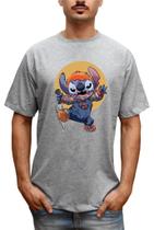 Camiseta Masculina Lilo & Stitch Terror Good Guys Zumbi Camiseta Masculina Lilo & Stitch Terror Good Guys Zumbi