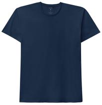 Camiseta Masculina Lisa Básica Adulto Malwee Azul Marinho