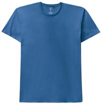 Camiseta Masculina Lisa Básica Adulto Malwee Azul