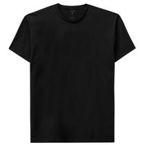 Camiseta Masculina Lisa Básica Adulto Malwee Preto