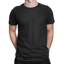 Camiseta Masculina Lisa Básica Camisa 100% Algodão Atacado - Dking