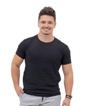 Camiseta Masculina Lisa Básica Tecido Confortável 100% Algodão 30.1 Penteado
