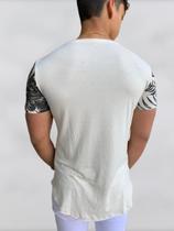 Camiseta Masculina Long Slin Camisa Estampada Malha Fina - EXECUÇÃO JEANS