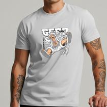Camiseta Masculina Luffy One Piece Gear 5 100% Algodão Confortável