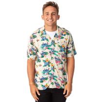 Camiseta masculina Mad Engine Disney Lilo And Stitch Stitch Tropical Camiseta masculina Mad Engine Disney Lilo And Stitch Stitch Tropical