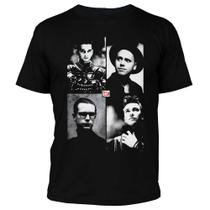 Camiseta masculina malha 100% algodão estampa Depeche Mode - 101 em serigrafia. - Dasantigas