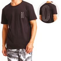 Camiseta Masculina Malha Algodão Sustentável Estampa Surf