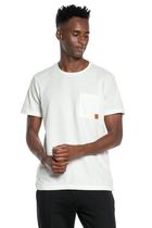 Camiseta Masculina Malha Logo Bolso Polo Wear Off White
