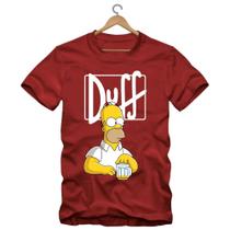Camiseta Masculina Malha Premium Simpson Duff Beer