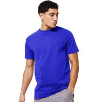 Camiseta Masculina Manga Curta Básica Lisa T-shirt Slim Fit