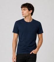 Camiseta Masculina Manga Curta Básica Select Azul Camiseta Masculina Manga Curta Básica Select Azul