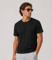 Camiseta Masculina Manga Curta Básica Select Preto Camiseta Masculina Manga Curta Básica Select Preto
