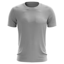 Camiseta Masculina Manga Curta Dry Básica Lisa Proteção Solar UV Térmica Blusa Academia