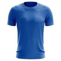 Camiseta Masculina Manga Curta Dry Básica Lisa Proteção Solar UV Térmica Blusa Academia