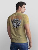 Camiseta Masculina Manga Curta Em Algodão Anjos