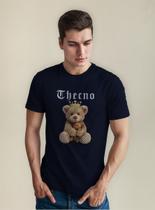 Camiseta Masculina Manga Curta Em Algodão Thecno
