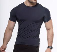 Camiseta masculina manga curta esporte proteção solar Uv+50 esportiva moda verão