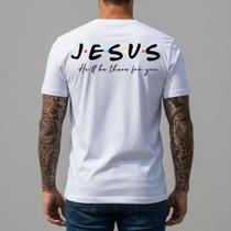 Camiseta Masculina Manga Curta Igreja Culto Missa 100 Algodão Premium Camisa Personalizada Casual Design Cristão Estilo Friends Blusa branca Homens Fé Camiseta Masculina Manga Curta Igreja Culto Missa 100 Algodão Premium Camisa Personalizada Casual Design Cristão Estilo Friends Blusa branca Homens Fé