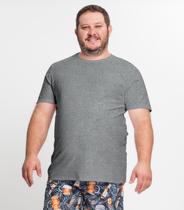 Camiseta Masculina Manga Curta KO Cinza