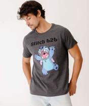 Camiseta Masculina Manga Curta Stitch Disney-70053