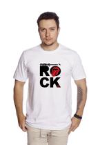 Camiseta Masculina Manga Curta TechMalhas Basica estampa Rock