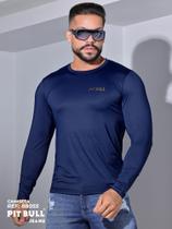 Camiseta Masculina Manga Longa Colors Lançamento Pitbull-88055