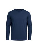 Camiseta Masculina Manga Longa Dry Básica Lisa Proteção Solar UV Térmica Blusa Academia Esporte - Envio Imediato -