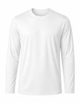 Camiseta Masculina Manga Longa Dry Básica Lisa Proteção Solar UV Térmica Blusa Academia Esporte - Envio Imediato -