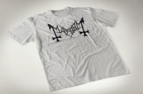 camiseta masculina - Mayhem black metal - Mayhem With Mercy