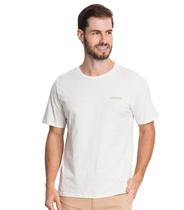 Camiseta Masculina Meia Malha Maquinetada Diametro Branco