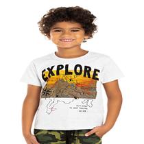 Camiseta Masculina Mescla Explore - Patota Toda Camiseta Masculina Mescla Explore - Patota Toda