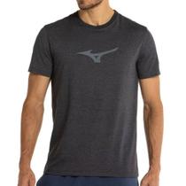 Camiseta Masculina Mizuno Lifestyle Cinza Mescla Grafite MIMAT4660