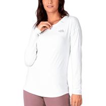 Camiseta Masculina ML Hyper Tee Crew Branca - The North Face