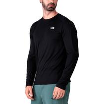 Camiseta Masculina ML Hyper Tee Crew Preto - The North Face