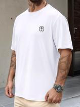 Camiseta Masculina Moda Casual Estampa Minimalista Palmeira Camiseta Masculina Moda Casual Estampa Minimalista Palmeira